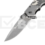 Нож складной Denzel, многоцелевой, системы Liner-Lock, с накладкой G10 на эргономичной рукоятке 79209, фото7