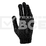 Перчатки трикотажные Сибртех х/б, 200 пар, ПВХ точка, 4 нити, 10 класс, фото9