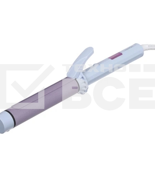 Щипцы для завивки волос Centek CT-2097 белый/сиреневый, 32 мм, 210 °C, 5 режимов