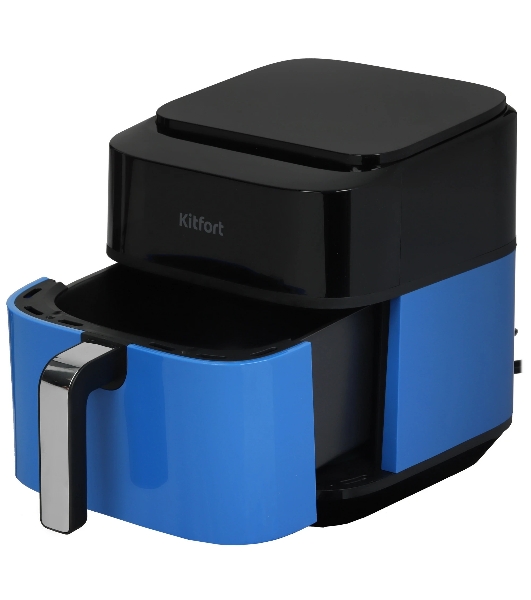 Аэрогриль Kitfort КТ-2263 синий/черный, 1800 Вт, 6.3 л, сенсор, 8 программ