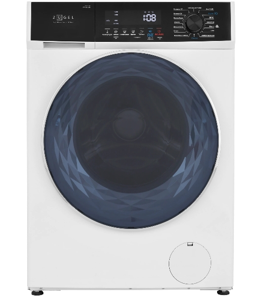 Стиральная машина Zugel ZWF10140I белый, загрузка фронтальная 10 кг, 1400 об/мин, класс A++