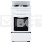 Плита электрическая Flama AE 1402 W белый, конфорок 4 шт, духовка 50 л, 50 см x 85 см x 60 см, фото2