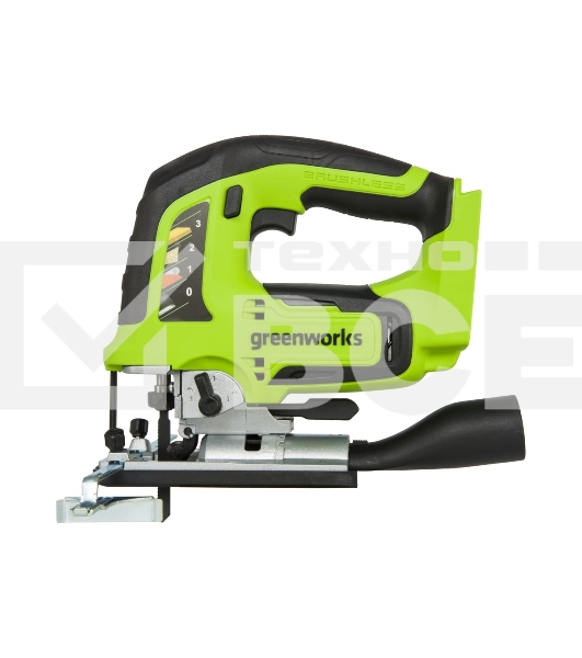 Лобзик аккумуляторный GreenWorks GD24JS, 24V, бесщеточный без АКБ и ЗУ