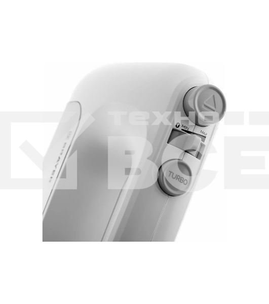 Миксер BRAYER BR1303, 500  Вт, корп.из нерж.стали, 5 режимов, 2 крюка, 2 венчика
