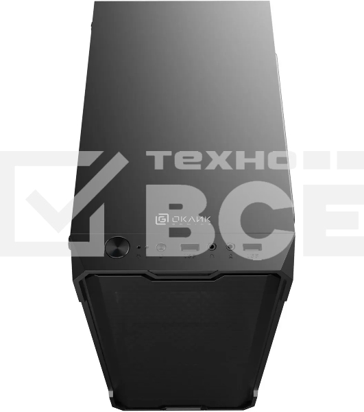 Корпус Оклик OCC-MN301 черный без БП mATX 1x80mm 2x120mm 1xUSB2.0 1xUSB3.0 audio