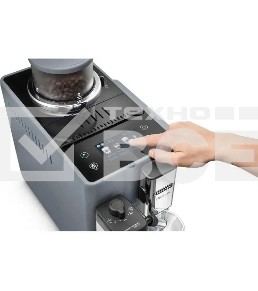 Кофемашина автоматическая DeLonghi EXAM440.55.G серый, исп. кофе - молотый/зерна, 1.4 л, 1450 Вт, 19 Бар.