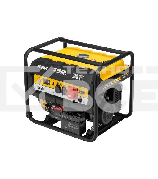Электрогенератор бензиновый Denzel PS 80 E-3, 6.5 кВт, 85 дБ, 87 кг