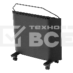 Конвектор Denzel XCE-1000B черный, 1000 Вт, 15 м2, термостат, фото18