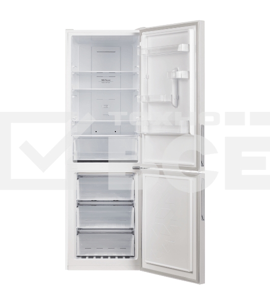 Холодильник Maunfeld MFF185NFW10 белый двухкамерный инвертор 240/100л морозилка снизу, No Frost