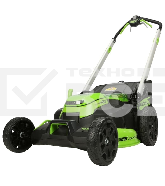 Газонокосилка аккумуляторная GreenWorks GD60LM61, 60V, 61 см, самоходная, бесщеточная, без АКБ и ЗУ (2519107)