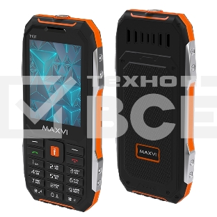 Мобильный телефон Maxvi T101 оранжевый
