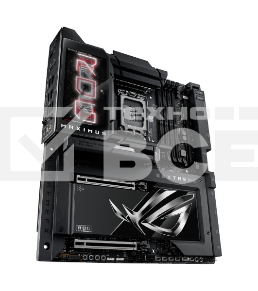 Материнская плата ASUS ROG MAXIMUS Z890 EXTREME, LGA 1851, Intel Z890, 4xDDR5, 4xSATA, 4xM.2, 1xPCI-E 5.0 x16, 1xPCI-E 5.0 x8, 1xHDMI, 2xUSB-C, 2x 10Gb LAN, 5xUSB-A 3.2 Gen 2, 1xUSB-C 3.2 Gen 2x2, 2xUSB-C Thunderbolt 5, 2x3.5 мм, 7.1, E-ATX