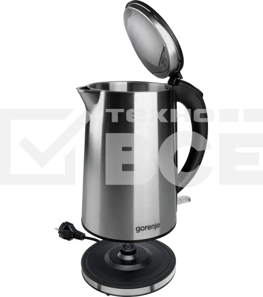 Чайник электрический Gorenje K15DWS 1.5л. 2200Вт нержавеющая сталь (корпус: нержавеющая сталь)