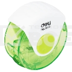 Точилка для карандашей ручная Deli E0554 1 отверстие пластик ассорти европодвес, фото4