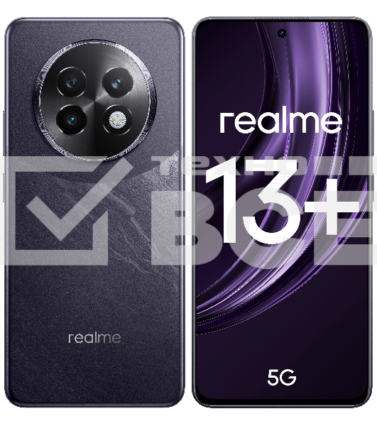 Смартфон Realme 13+ 5G, 8/256Gb, фиолетовый