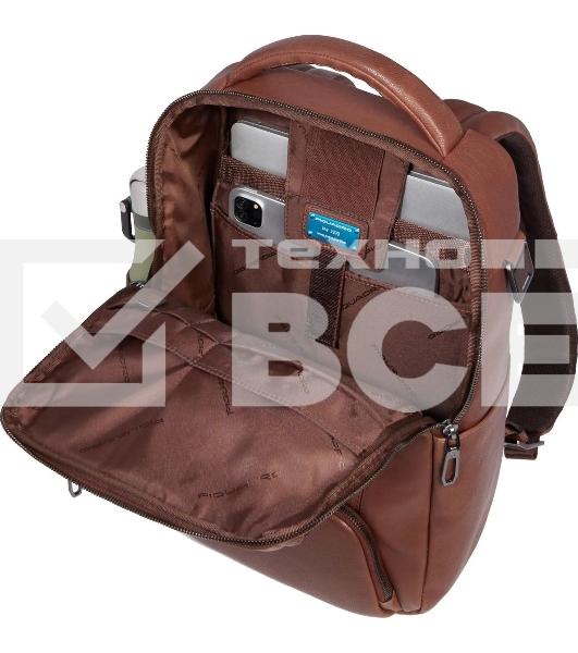 Рюкзак Piquadro Cronus CA6687S134/M кожа, коричневый