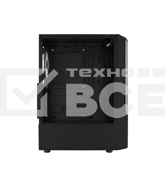 Корпус MidTower Aerocool / Formula Quantum-G-BK-v2 (черный) без Б/п, ATX 3FRGB Fan on front panel