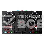 Контроллер DJ Numark [Party Mix II] 2-х канальный, 2 сенсорных джога, 24-битный аудиоинтерфейс, 3,5 мм стерео выход, выход на наушники, RGB лампы, ПО Serato DJ Lite, фото2