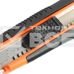Нож строительный PATRIOT, CKA-182, с выдвижным сегментированным лезвием, автофиксатор, двухкомпонентный пластиковый корпус,18мм, фото5
