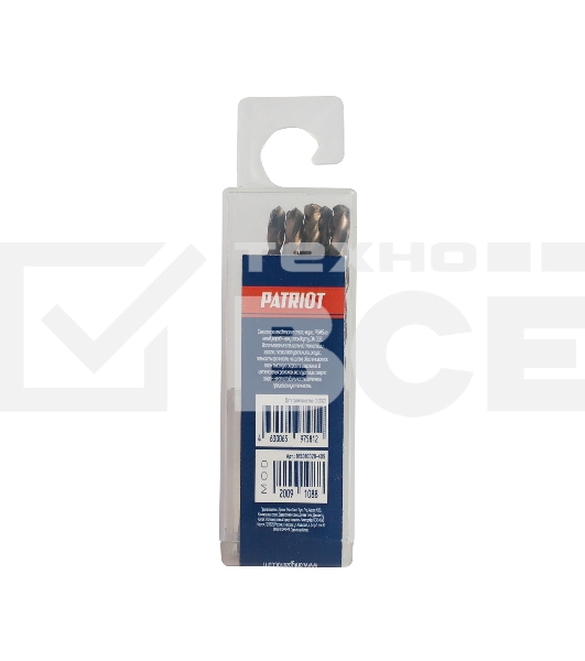 Сверло по металлу (3.5х70/39 мм; 10 шт.) EDGE by PATRIOT 815010028