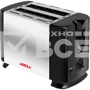Тостер ARESA AR-3005 735 Вт, серебристый/черный