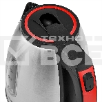 Чайник электрический DELTA DL-1114 нерж. с красным, фото4