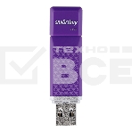 Флешка USB Smartbuy R/W Quartz series Violet (SB32GbQZ-V), 32Gb, USB 2.0, R/W 25/15, фиолетовый, фото4