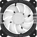 Вентилятор для корпуса Formula Nulight 12BK RGb 120х120x25 черный 3-pin 4-pin (Molex) 19.06дБ (NULIGHT 12BK FR) Ret, фото3