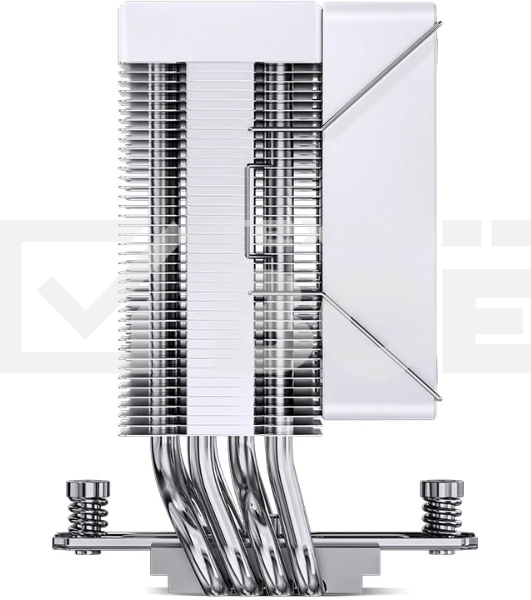 Кулер для процессора JONSBO CR-1400 V2 ARGb (180W, 4-pin PWM, 133мм, Al/Cu, 4x6мм, ARGb, 1x92мм, 38.2CFM, 33.8dBA, 2200RPM, S: 1700/1200/115X, AM4/AM5 белый)
