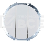 Выключатель 3-кл. СП OSEN механизм бел. LEZARD 743-0288-109, фото 1