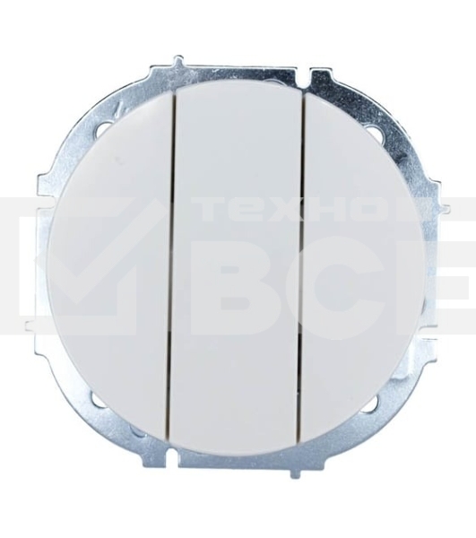 Выключатель 3-кл. СП OSEN механизм бел. LEZARD 743-0288-109