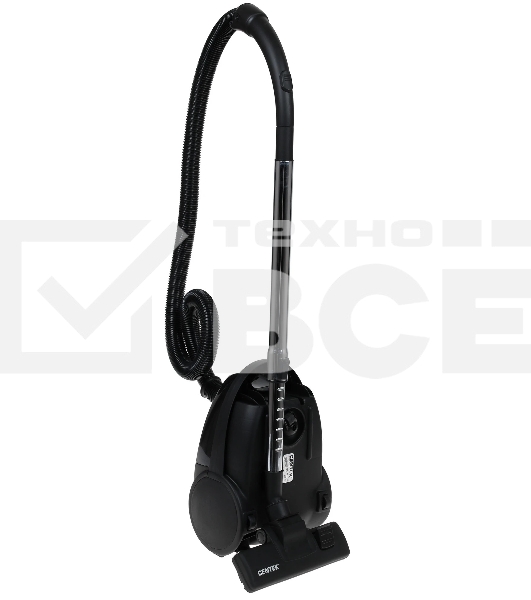 Пылесос Centek CT-2514 черный, 380/2100 Вт, уборка сухая, пылесборник мешок 2.5 л