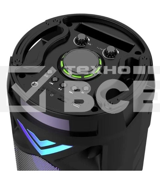 Минисистема Hyundai H-MC180 черный 80Вт/FM/USB/BT/SD/MMC