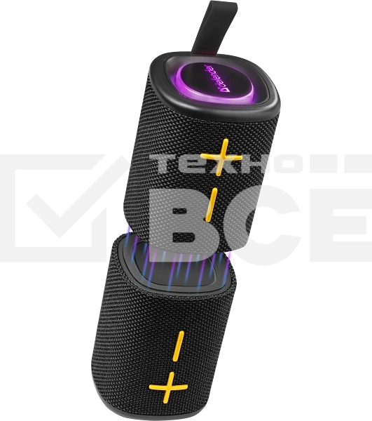 Колонка портативная Defender Union black (20Вт, 2.0 стерео, Bluetooth, питание от аккумулятора)