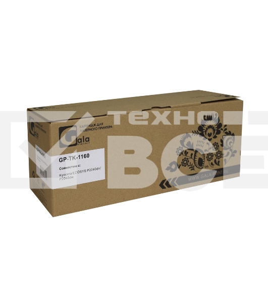 Картридж GalaPrint совместимый TK-1160 для Kyocera Ecosys P2040dn/2040dw 7200к GP
