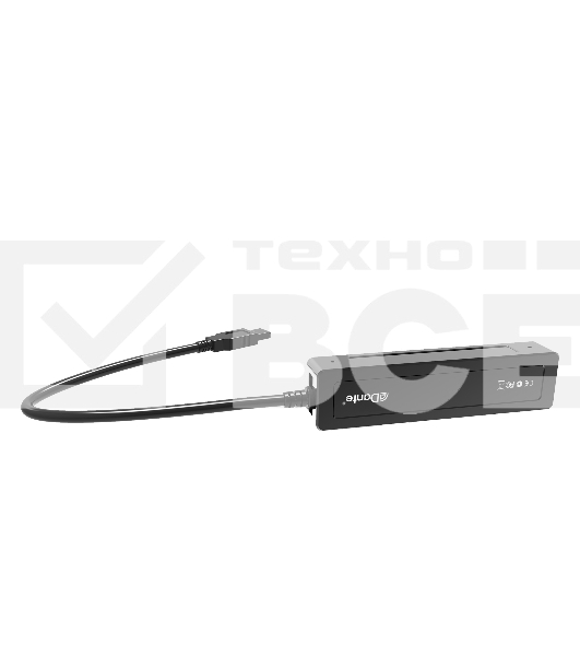 Конвертер Infobit [iTrans DU-TR-22A] (приемник/передатчик) Dante - USB Аудио 2 -канальный, порт USB A.1xRJ45(Dante). Питание PoE.