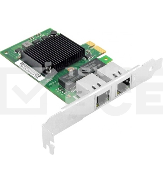 Сетевой адаптер Ethernet LR-LINK 9222HT, Intel I350-AM2, двойной порт RJ45, сетевая карта PCI-Ex1, 10/100/1000 Мбит/с (302472)