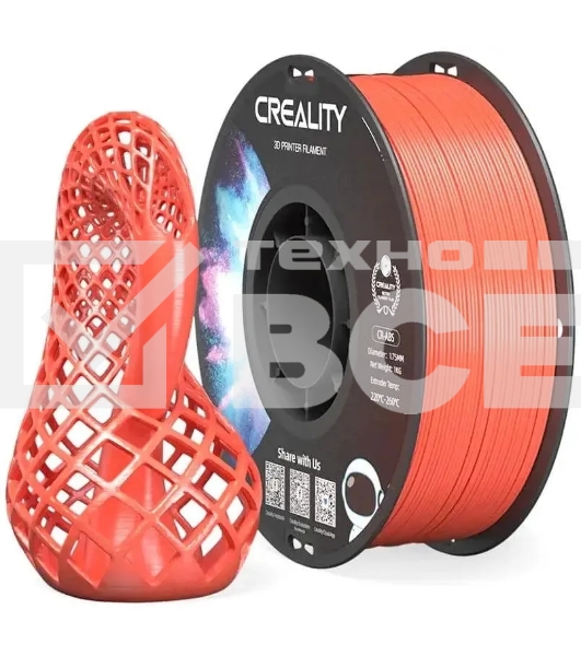 Пластик для принтера 3D Creality 3301020032 ABS d1.75мм 1кг 1цв. красный