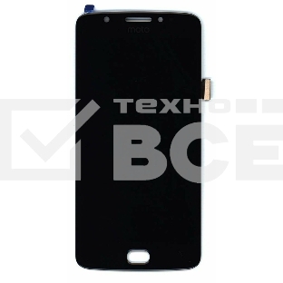 Дисплей для Motorola E4, черный