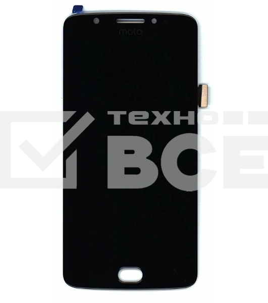 Дисплей для Motorola E4, черный