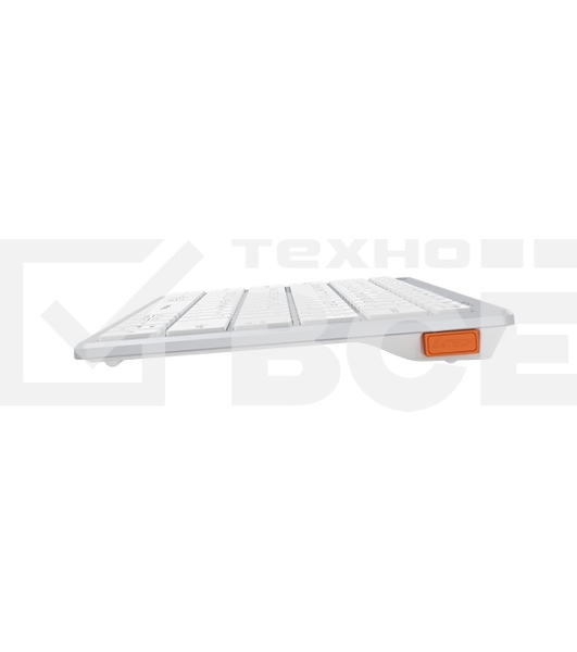 Клавиатура A4Tech Fstyler FBX51C беспроводная, USB, Bluetooth/Радиоканал, белый