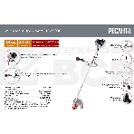 Триммер бензиновый Ресанта БТР-2500П 2500Вт 3.41л.с. неразбор.штан. реж.эл.:леска/нож, фото3