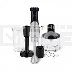 Блендер BQ HB421PS Steel-Black. Мощность 1400Вт, Режим Турбо 4 в1: Насадка для пюре + блендер+ миксер + измельчитель, фото 1