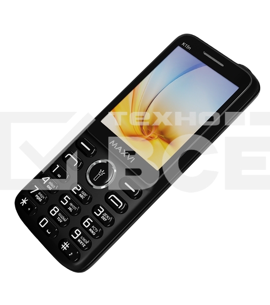 Мобильный телефон Maxvi K15n черный