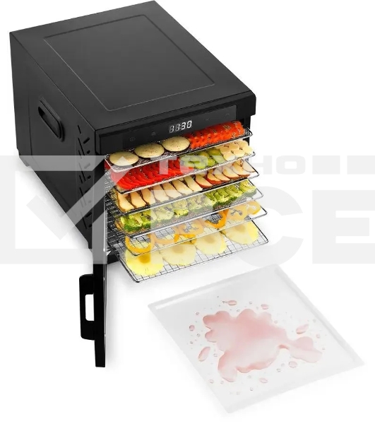 Сушка для фруктов и овощей Kitfort КТ-1964 18под. 600Вт черный