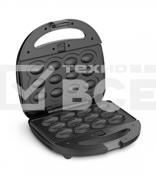 Прибор для выпечки BQ ST2001 черный, 4 in 1. MultiChef, 800 Вт, многофункциональный прибор 4 в 1, 4 пары панелей в комплекте: гриль, венские вафли, сэндвич, орешки, антипригарное покрытие панелей Non-Stick PRO, равномерный нагрев, вертикальное хранение, о