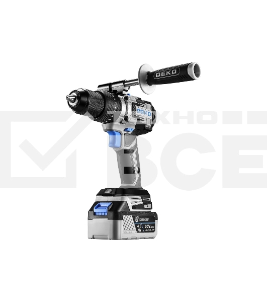 Дрель-шуруповерт Deko DKCID20 Pro 085-1068, Аккумуляторная, 20В