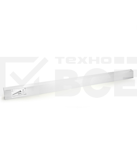 Светильник светодиодный Feron AL4035 ДПО-48вт 4000К 5760Лм линейный рассеиватель матовый в алюминиевом корпусе черный