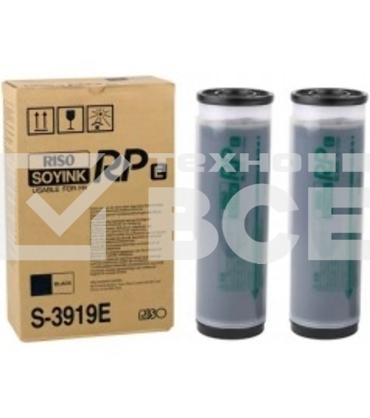 Краска RISO S-3919E/S-3061E для series FR/RP 1000 мл, чёрный (ПРОДАВАТЬ КРАТНО ДВУМ ШТУКАМ!!!)