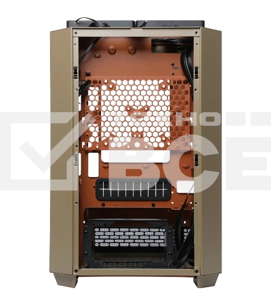 Корпус Thermaltake The Tower 300 Gravel Send коричневый без БП mATX 8x120mm 6x140mm 2xUSB3.0 audio bott PSU
